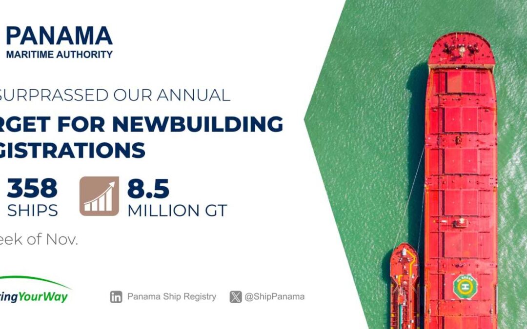 PANAMA SETS RECORD IN NEWBUILDING SHIP REGISTRATION