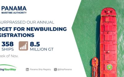 PANAMA SETS RECORD IN NEWBUILDING SHIP REGISTRATION